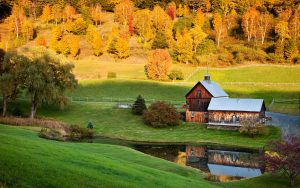 Autumn at Sleepy Hollow Farm, Vermont, USA