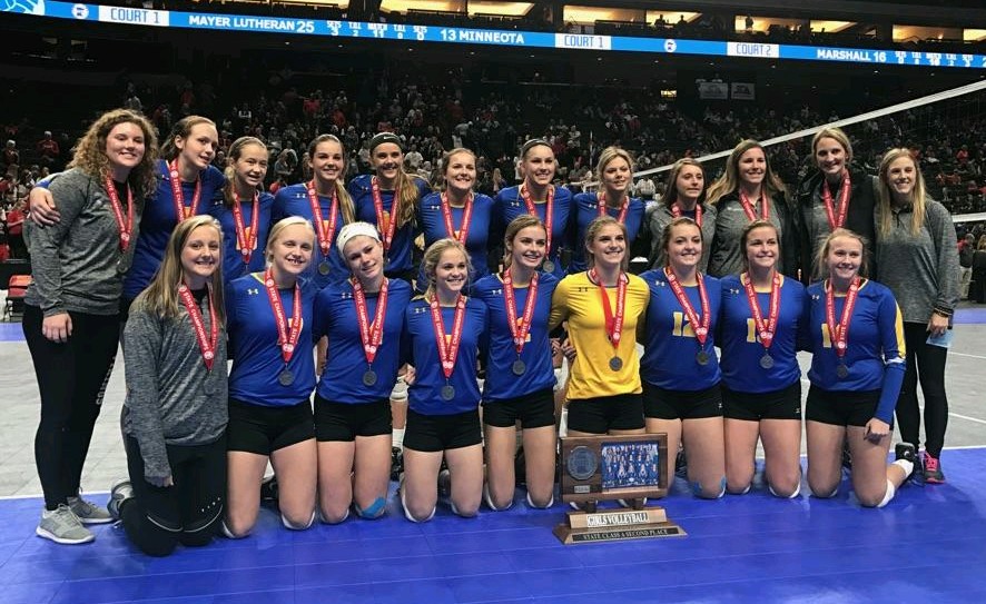 MINNEOTA VS MAYER LUTHERAN STATE VB CHAMPIONSHIP 11-11-17 | KLQP Podcasts